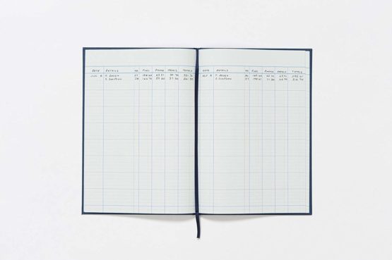 Exacompta Guildhall Account Book, 298x203mm, 4 Cash Columns, Dark Blue