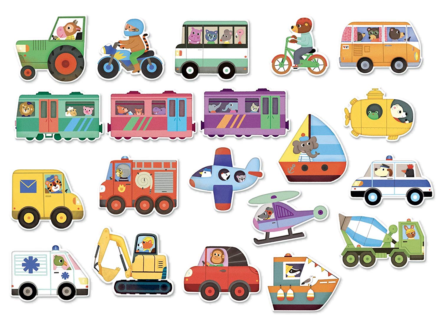 Vilac Vilac8028 Transport Magnets, Multi-Color - Image 2