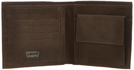 Levi's Men Clairview Bifold Coin Purses and Pouches 222539-4 Marron - Image 4