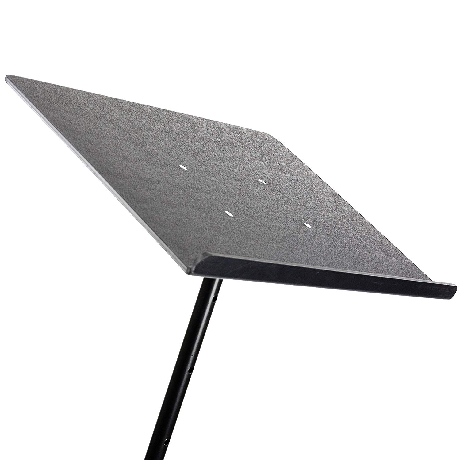 RockJam Heavy Duty Projector, Laptop Stand or Temporary Standing Desk with Tripod Body and Textured Plate, Black, Tripod - Image 4