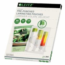 Leitz iLAM 80 Microns A4 Pre-Punched Laminating Pouches (Pack of 100)