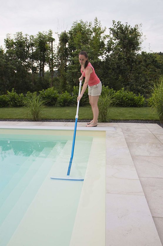 Steinbach removing leaves from swimming pools Pool Brush Long White 45 CM - Image 4