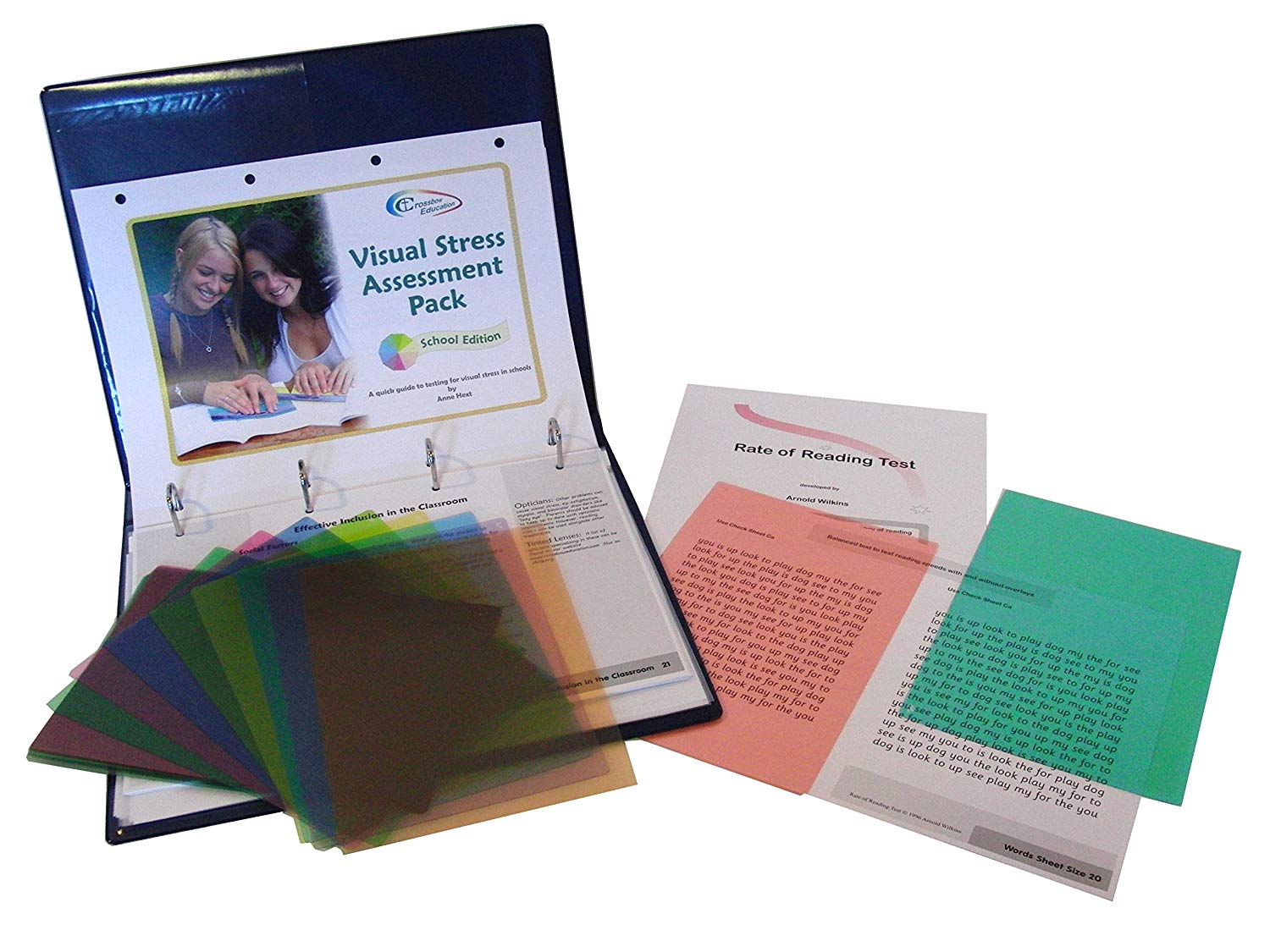 Crossbow Education “School Edition” Visual Stress Assessment Pack ...