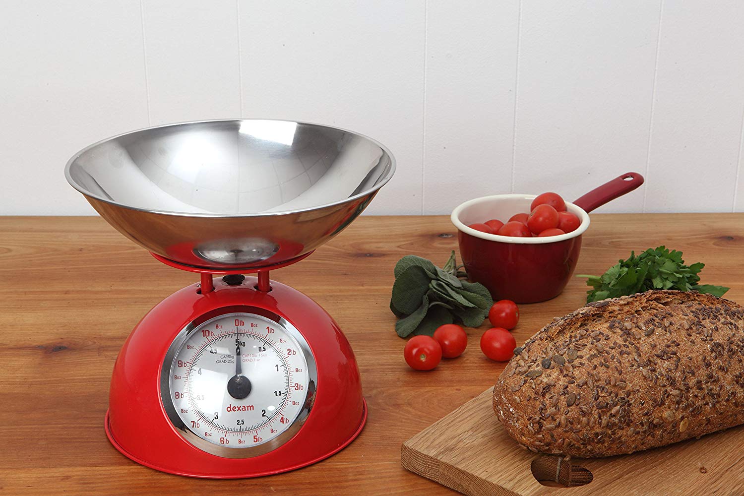 Scales Mechanical Red with S S 2L Bowl - Image 2