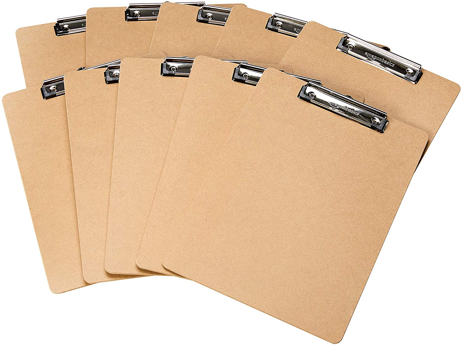 Amazon Basics Hardboard Clipboard 10Pack BigaMart