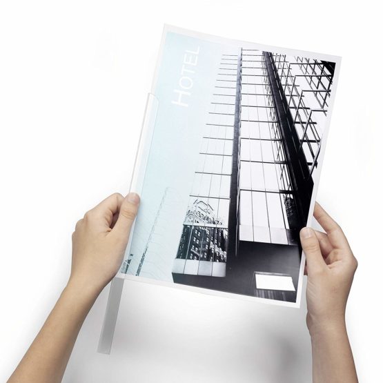 Durable Spine Bar A4 6 mm Blue | Pack of 100 Pieces | Ideal for Binding Unpunched Documents in Seconds | Holds Up-to 60 A4 Sheets - Image 2