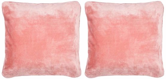 Amago Pillow Case Set of 2, Cashmere Feeling, 50 x 50 cm - Dusty Pink