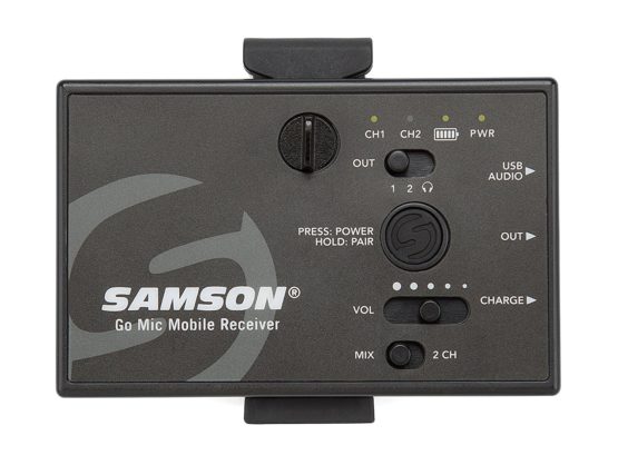 Samson Go Mic Mobile - Lavalier Wireless System for Smartphones (Transmitter & Receiver) - Black, SWGMMSLAV - Image 4