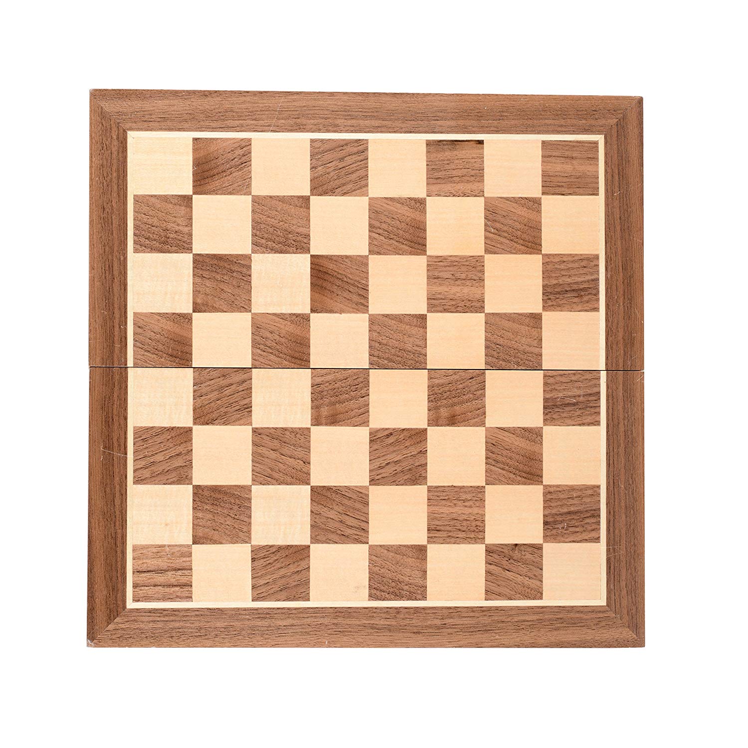 Toyrific Chess Folding Game Board for 2 Players, Chess Set Board Games, Travel Family Game, Brown - Image 2
