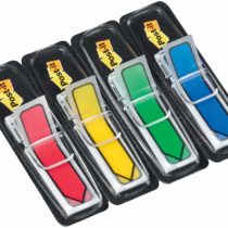 Post-it 684-ARR3 Index Flags Arrow Tabs 12 mm (24 of Each Colour) - Multicolor
