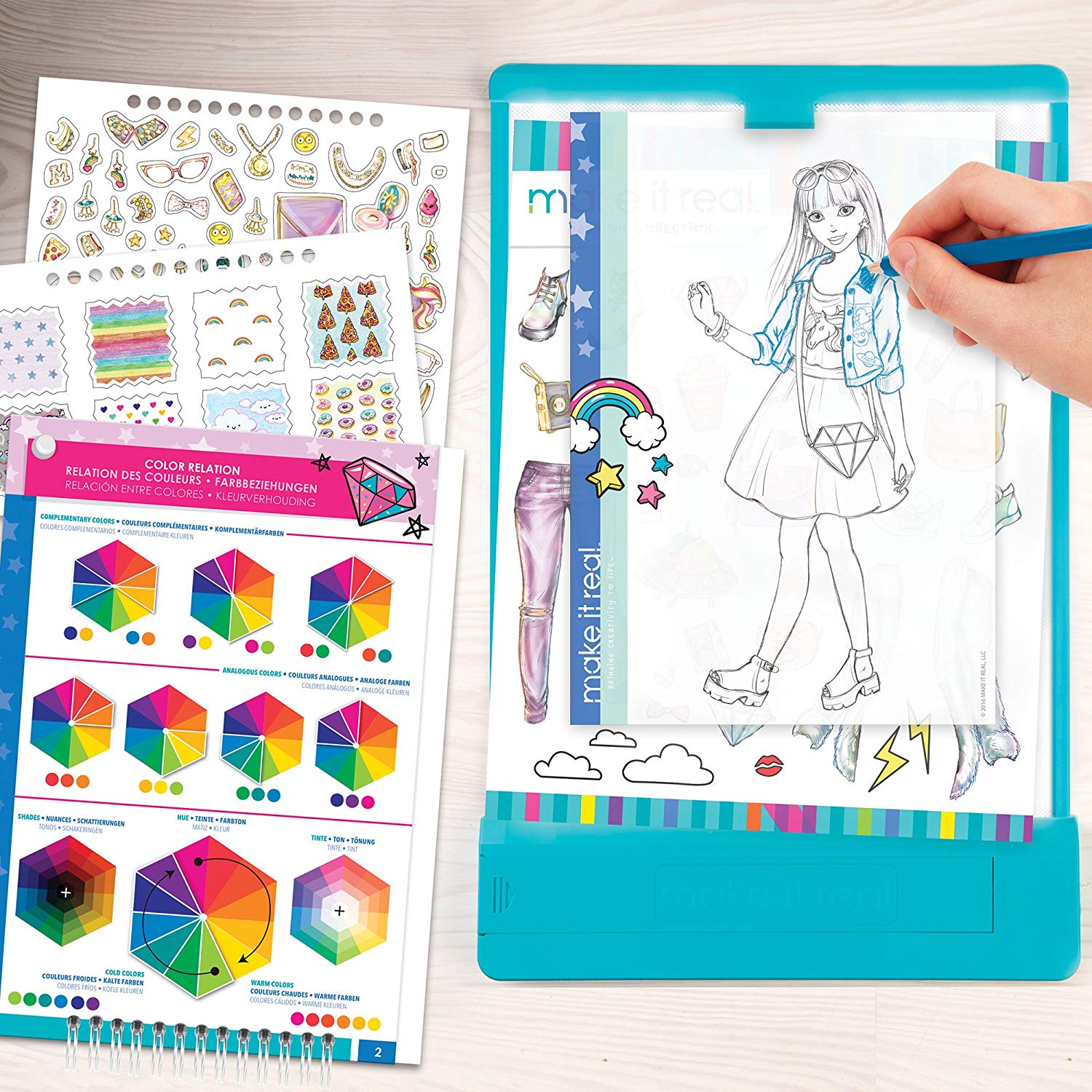 Make It Real – Fashion Design Mega Set with Light Table. Kids Fashion ...