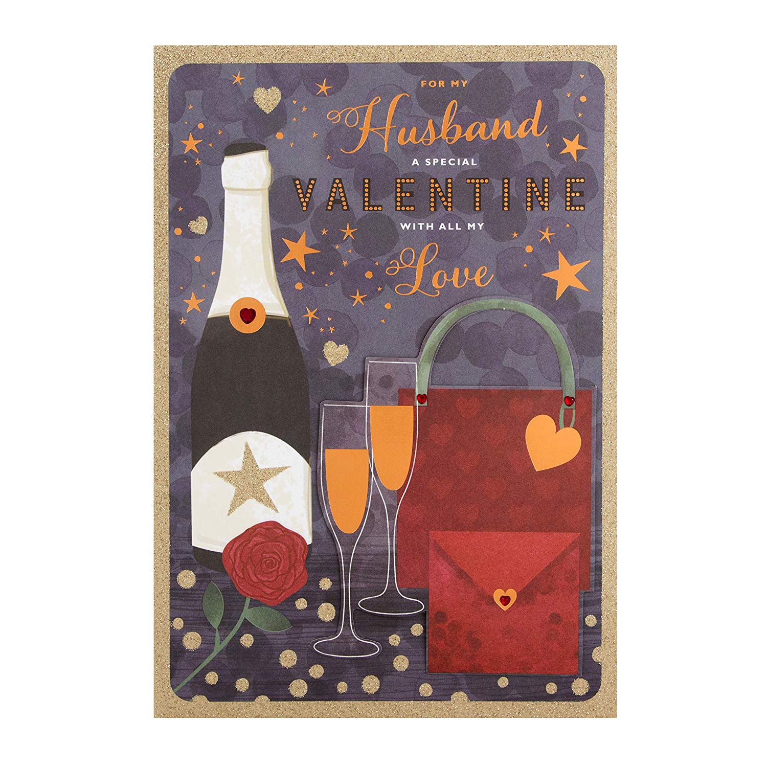 Hallmark Husband Valentine's Day Card 'All My Love' - Large - Image 2