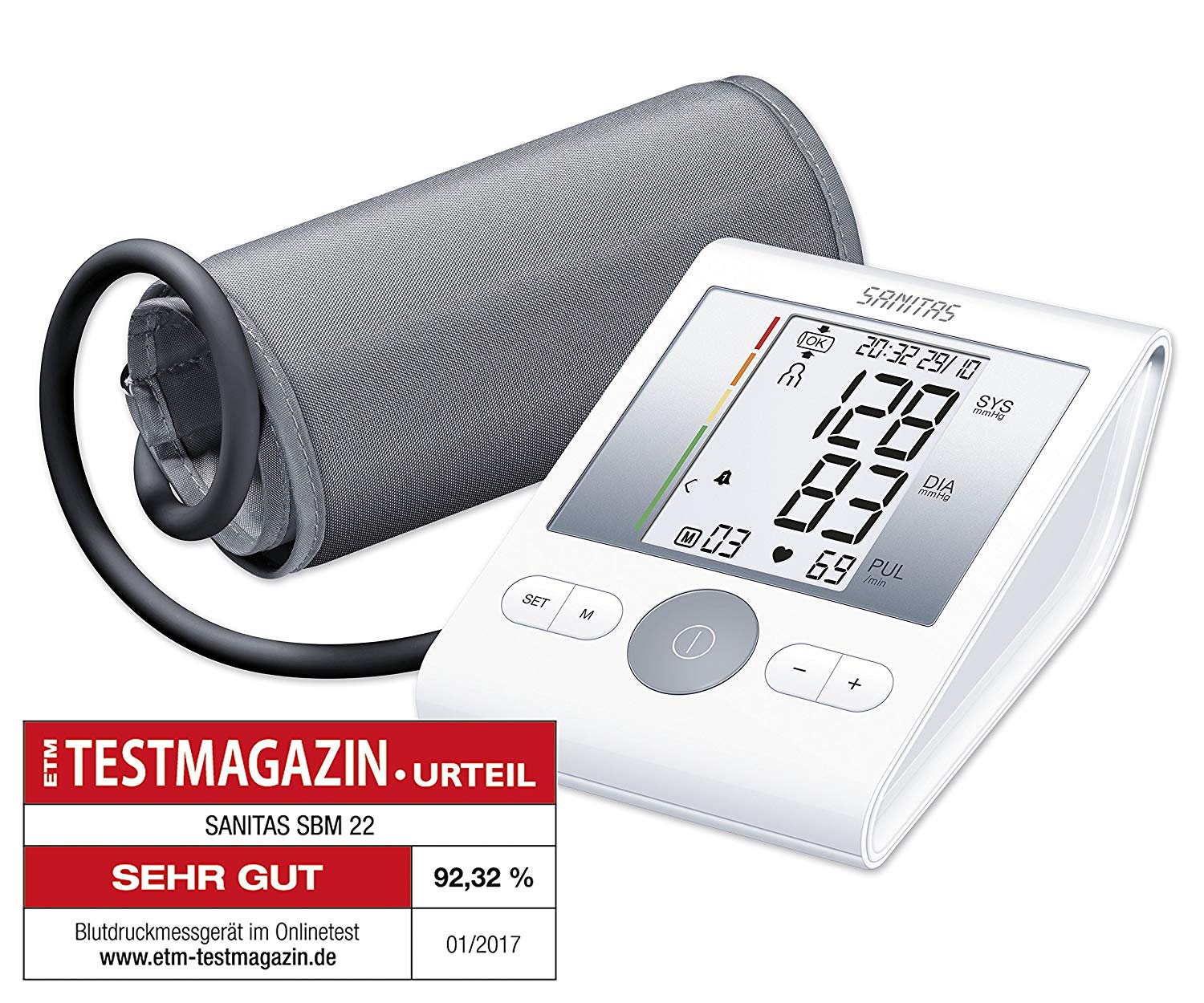 Sanitas SBM 22 Upper Arm Blood Pressure Monitor BigaMart