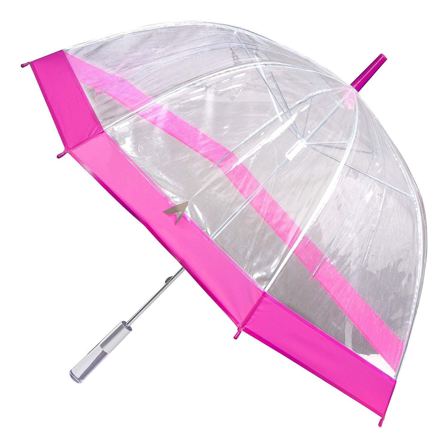 ENTRE TEMPS DI284 - Paraguas cúpula (90 cm), Color Blanco, Rosa, Negro y Morado, Blanc/Rose/Noir/Violet - Image 4
