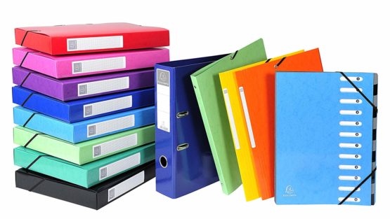 Exacompta Iderama Filing Box, 40mm Spine, A4 - Assorted Colours, Pack of 8 - Image 2