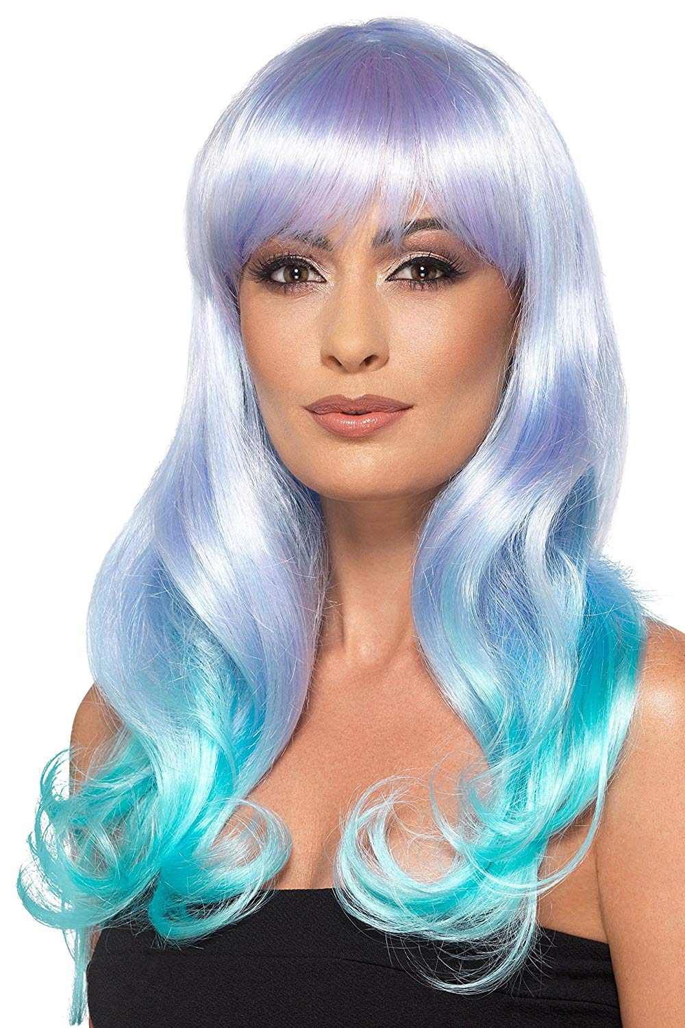 Fashion Unicorn Pastel Wig Wavy Long, Multicoloured
