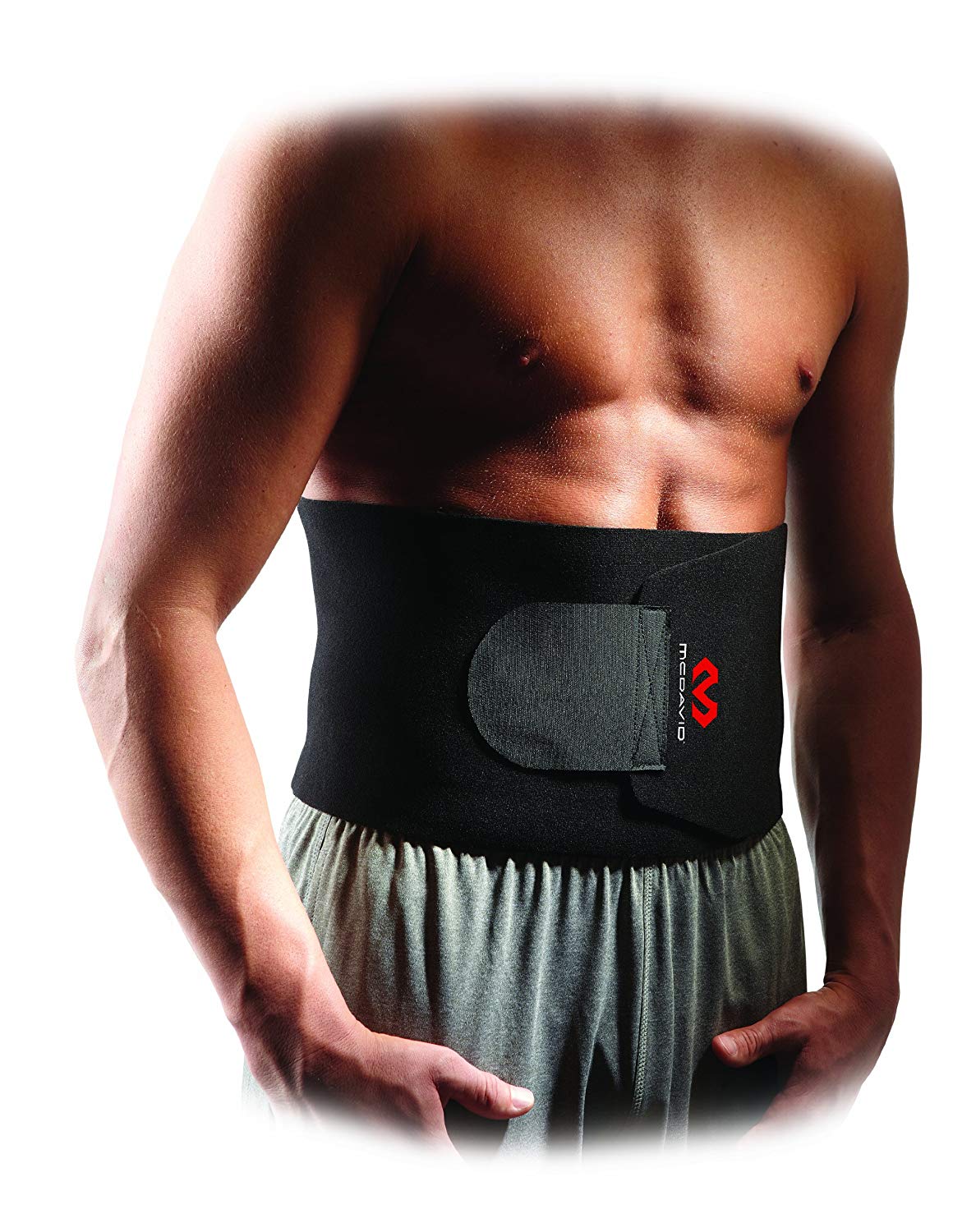 McDavid Unisex's Nylon Waist Trimmer-Black, Universal