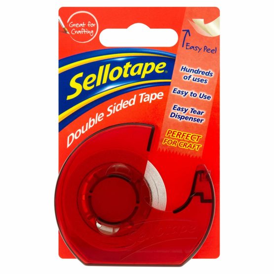Sellotape SE4275 Double Sided Tape/Dispenser - 15 mm x 5 m