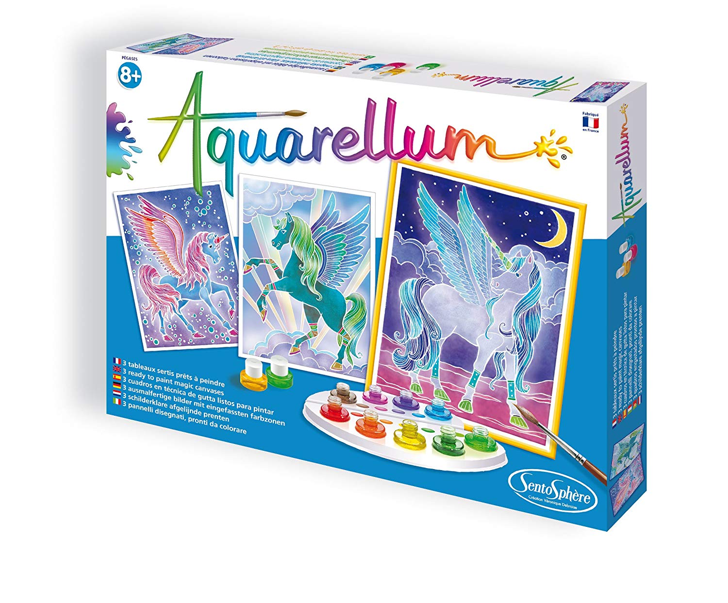 Sentosphère Aquarellum Pegasus, Multicolored, 15 Count (Pack of 1)