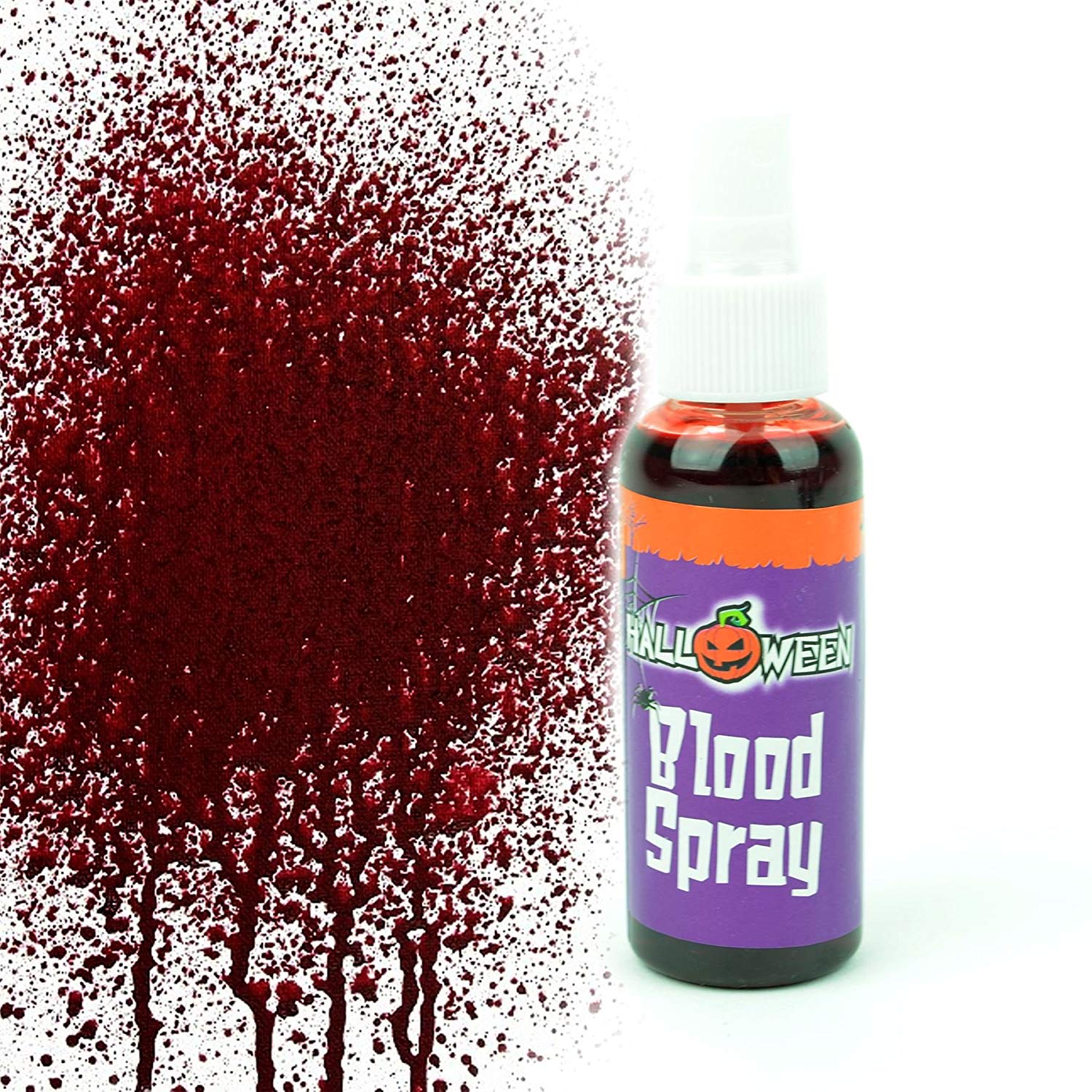 2 Pieces Fake Blood Spray 60ml for Halloween Costume, Vampire, Zombie & Monster Makeup - Image 3