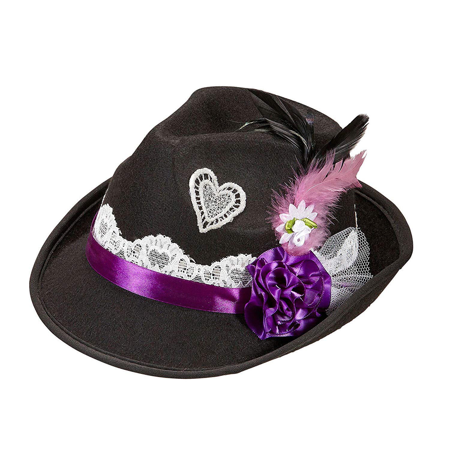 Widmann ? Bavarian Felt Hat, Multi-coloured