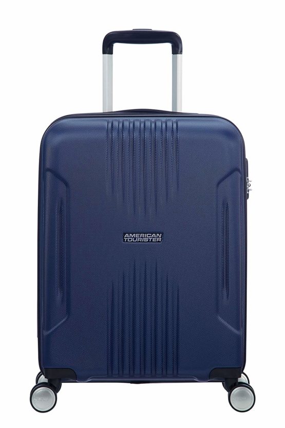 American Tourister Tracklite - Spinner Small Hand Luggage, 55 cm, 34 liters, Blue (Dark Navy) - Image 2