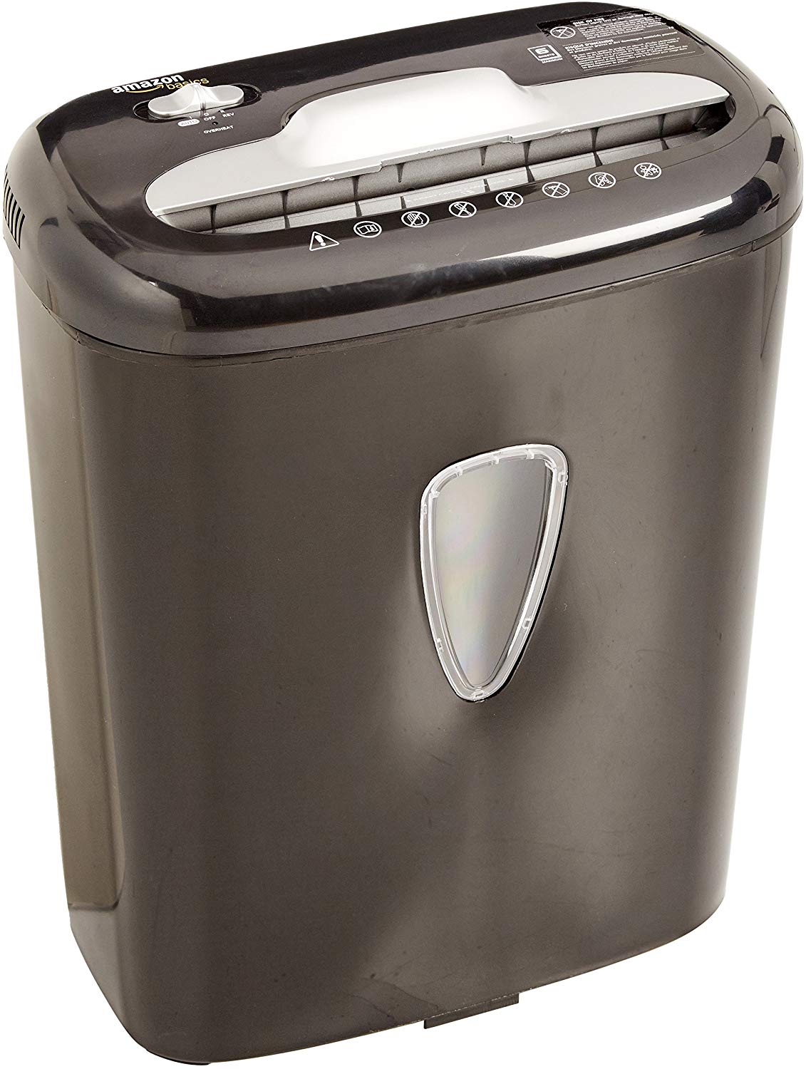 thumbnail image 2 of Moustache 12-Sheet Cross-Cut Paper Shredder With 25L Bin - P-4 Security CD Credit Card Shredder 2 of 11