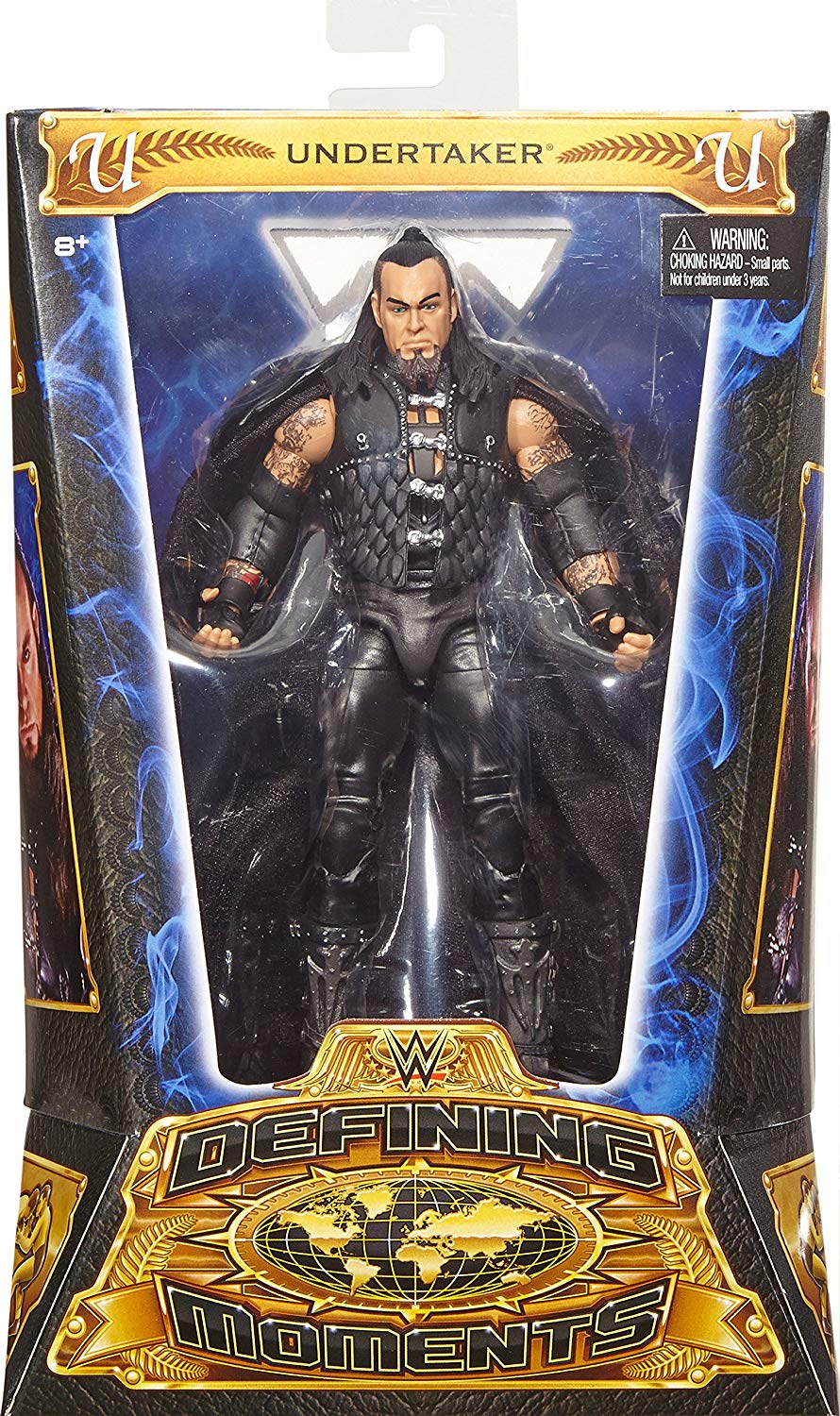 World Wrestling Entertainment Toy - WWE Defining Moments 6 Inch Undertaker Deluxe Action Figure, Black, 6 pulgadas - Image 3