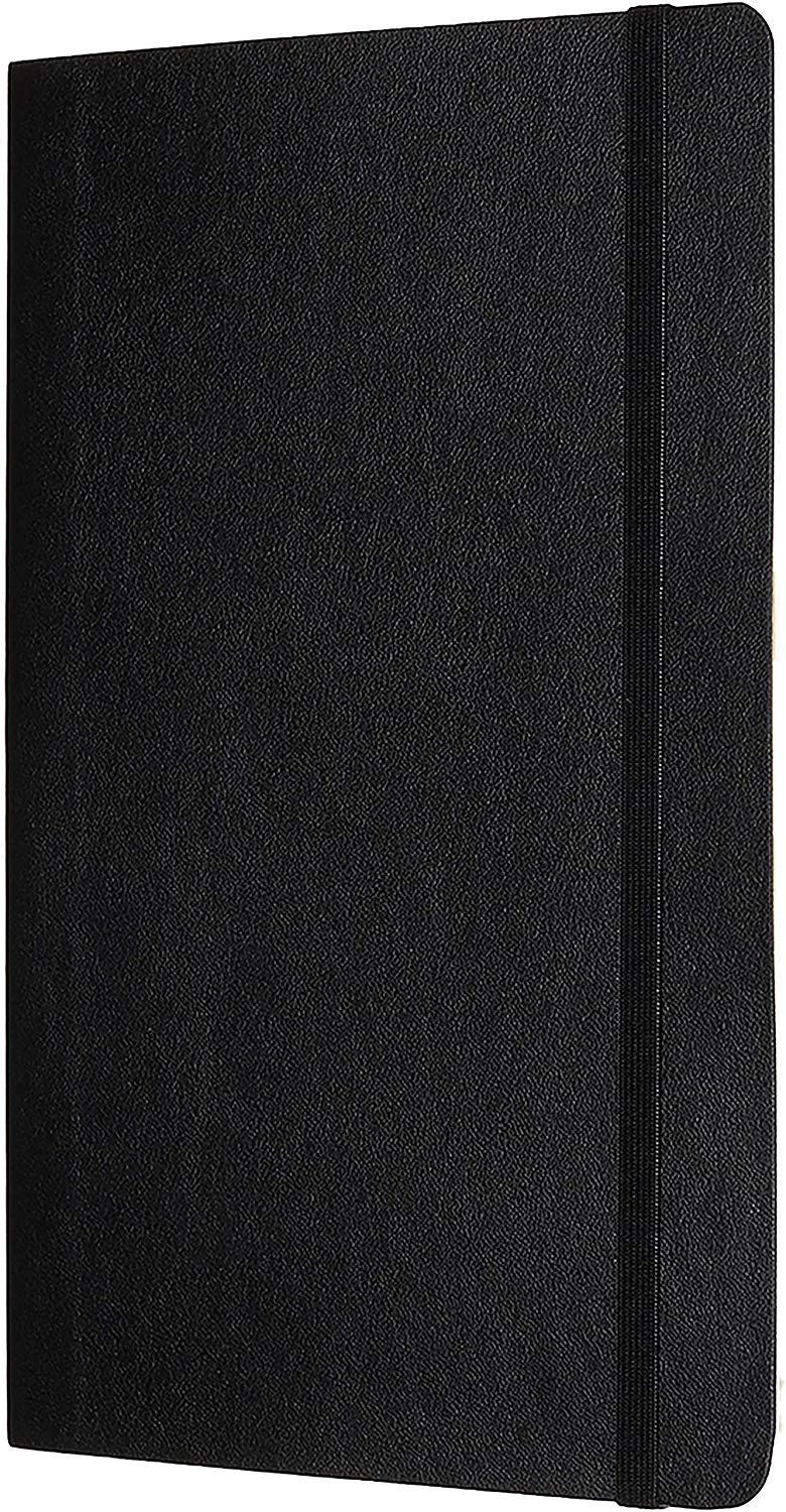 Moleskine, Classic Expanded Ruled Paper Notebook, Soft Cover and Elastic Closure Journal, Color Black, Size Large 13 x 21 A5 - Image 2