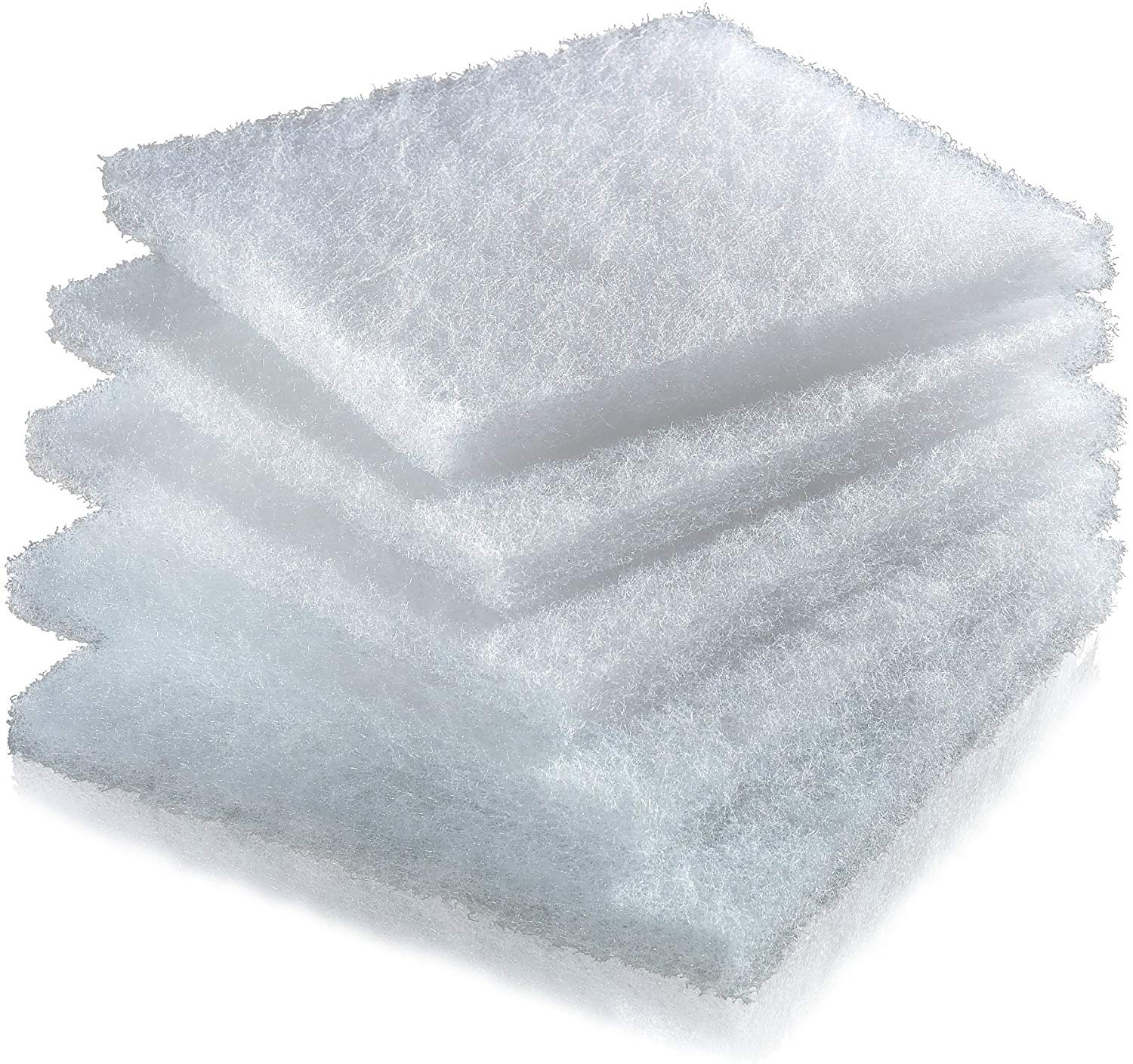 Juwel Biopad Filter for Aquarium Box of 5, White, Size M, 5 pk - 9.9 x 9.9 x 1cm
