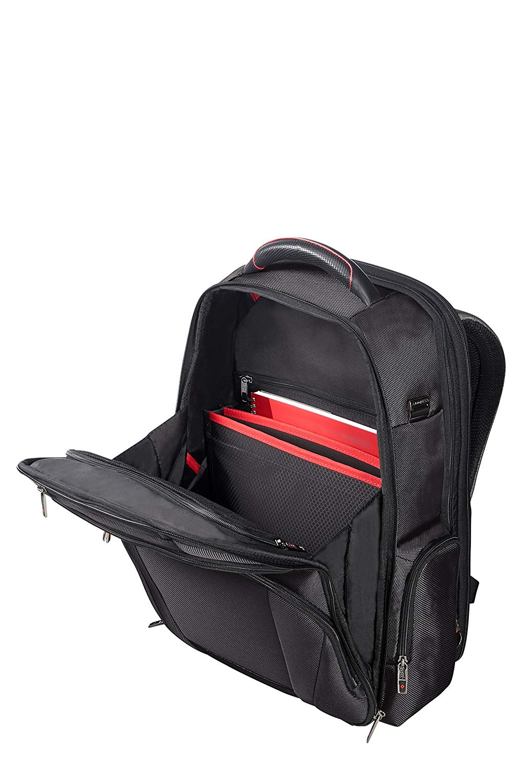 Samsonite Pro -DLX 5 - 17.3 Inch expandable laptop backpack, 48 cm, 29/34 l, black (black), EXP 43cm-29L - Image 4