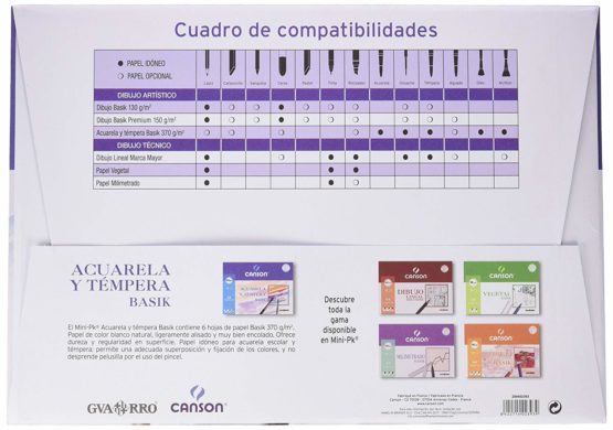 Canson A3 370 g 6 Pages Minipack for Watercolour - Image 2