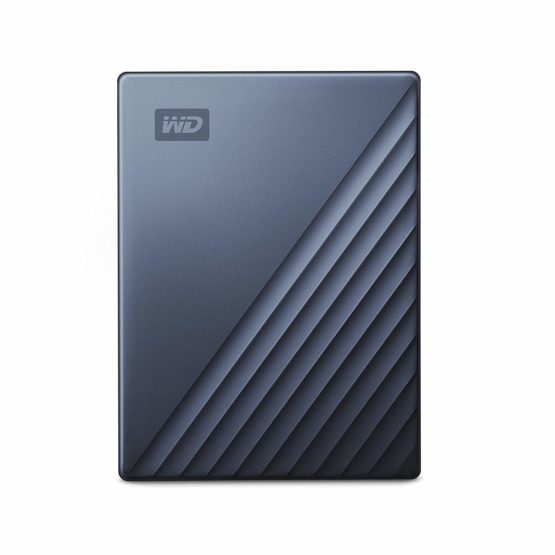 WD 4 TB My Passport Ultra, Portable Hard Drive with Password Protection and Auto Backup Software, USB-C ready - Blue - Works with PC, Xbox X, Xbox S, PS4 and PS5 - Image 2