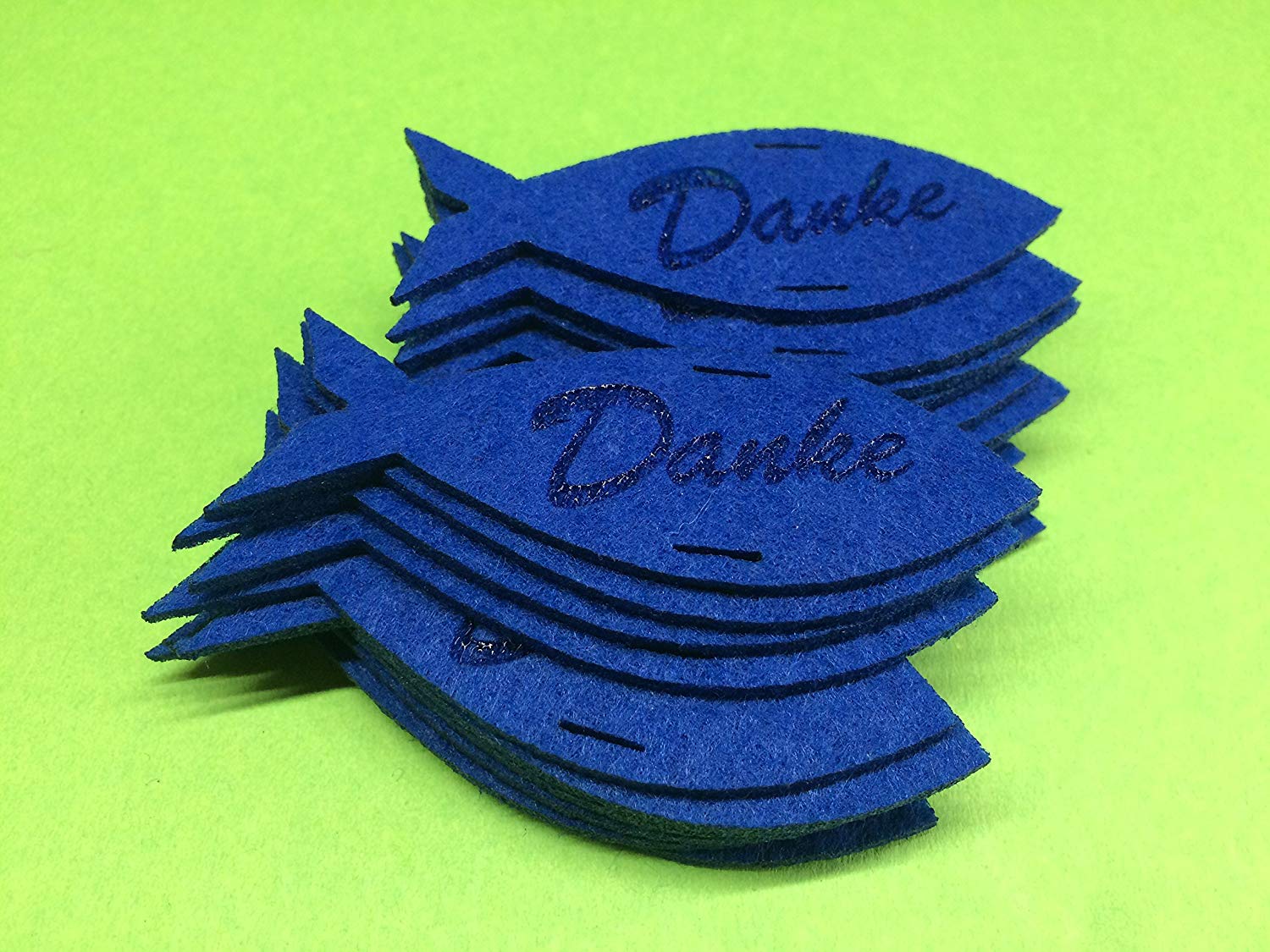 'Petra's Craft News A KFF3980/50 15 x 80 mm with"Thank You, Engraved, Dark Blue - Image 2