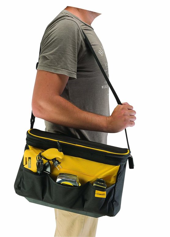 Stanley STST1-73615 Tool Bag with Belt, Black/Yellow - Image 4