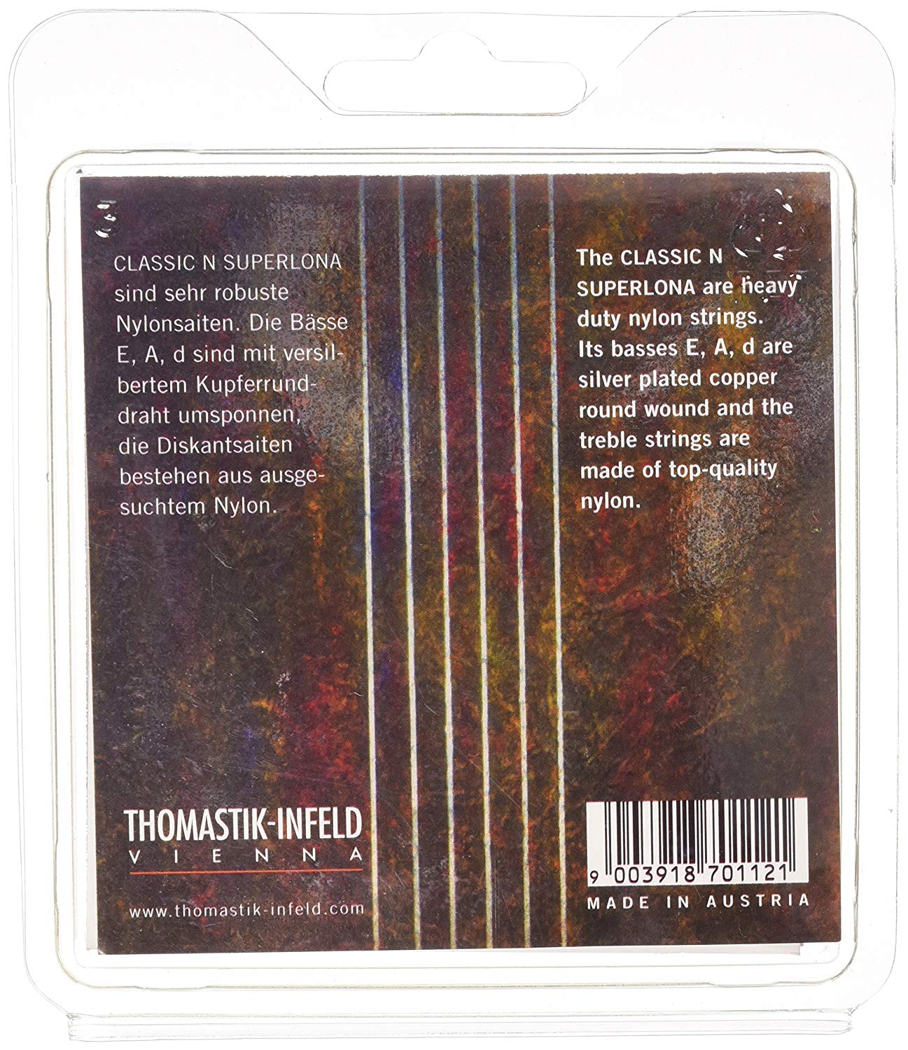 Thomastik Saiten für Klassik-Gitarre Classic N Series Satz Superlona Light CR127 Roundwound, silver, Satz CR127 - Image 2