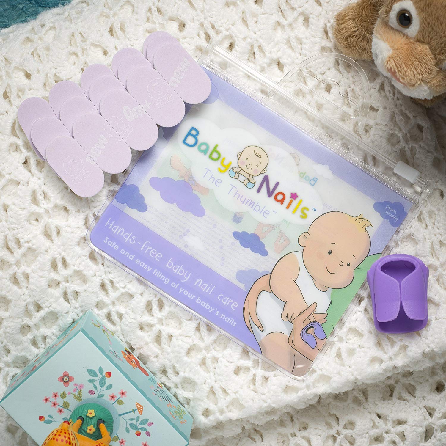 Baby Nails™ - The Wearable Baby Nail File I New Baby Standard Pack - Baby Nail Care Set for Newborn’s (0 Months+) - Image 2