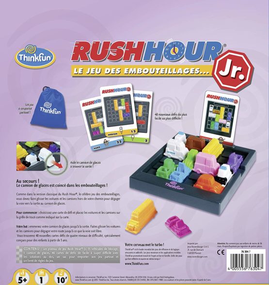 Ravensburger - Rush Hour Junior - ThinkFun - 40 challenges 4 levels - 1 player or above 5 years - 76304 (Multilingual, French included) - Image 3