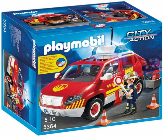 Playmobil 5364 City Action Fire Chief´s Car with Lights and Sound