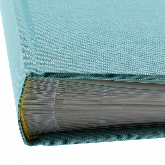 Goldbuch Trend Photo Album 25 x 25 cm, 60 Pages with Pergamine, aqua, 30x31 cm - Image 4