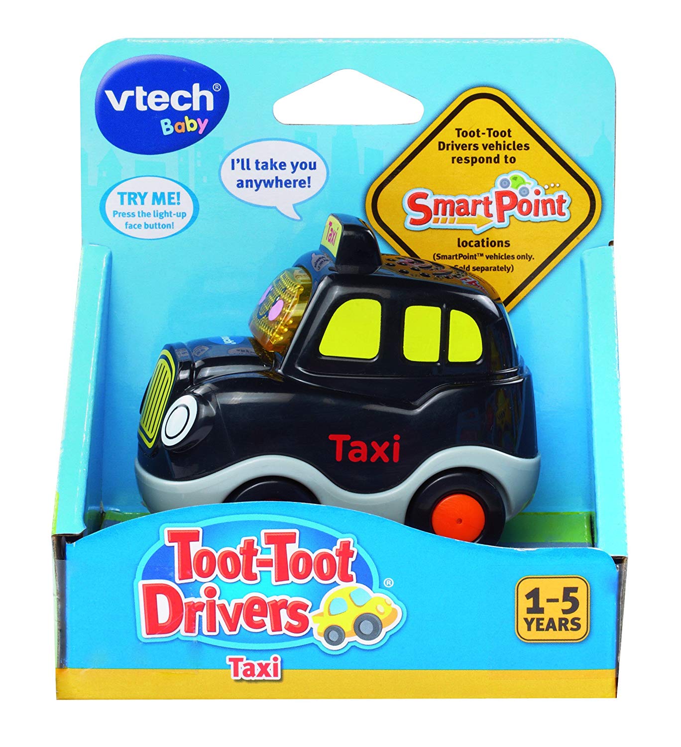 Vtech Toot-Toot Drivers Taxi, Black, Small