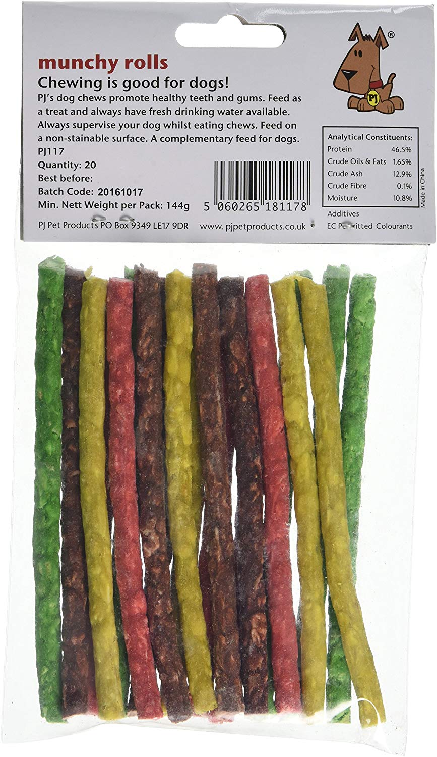 PJ Pet Products Munchy Rolls for Dogs - 12 cm Natural Dog Chews, 1.4 kg (Pack of 1) - Image 2