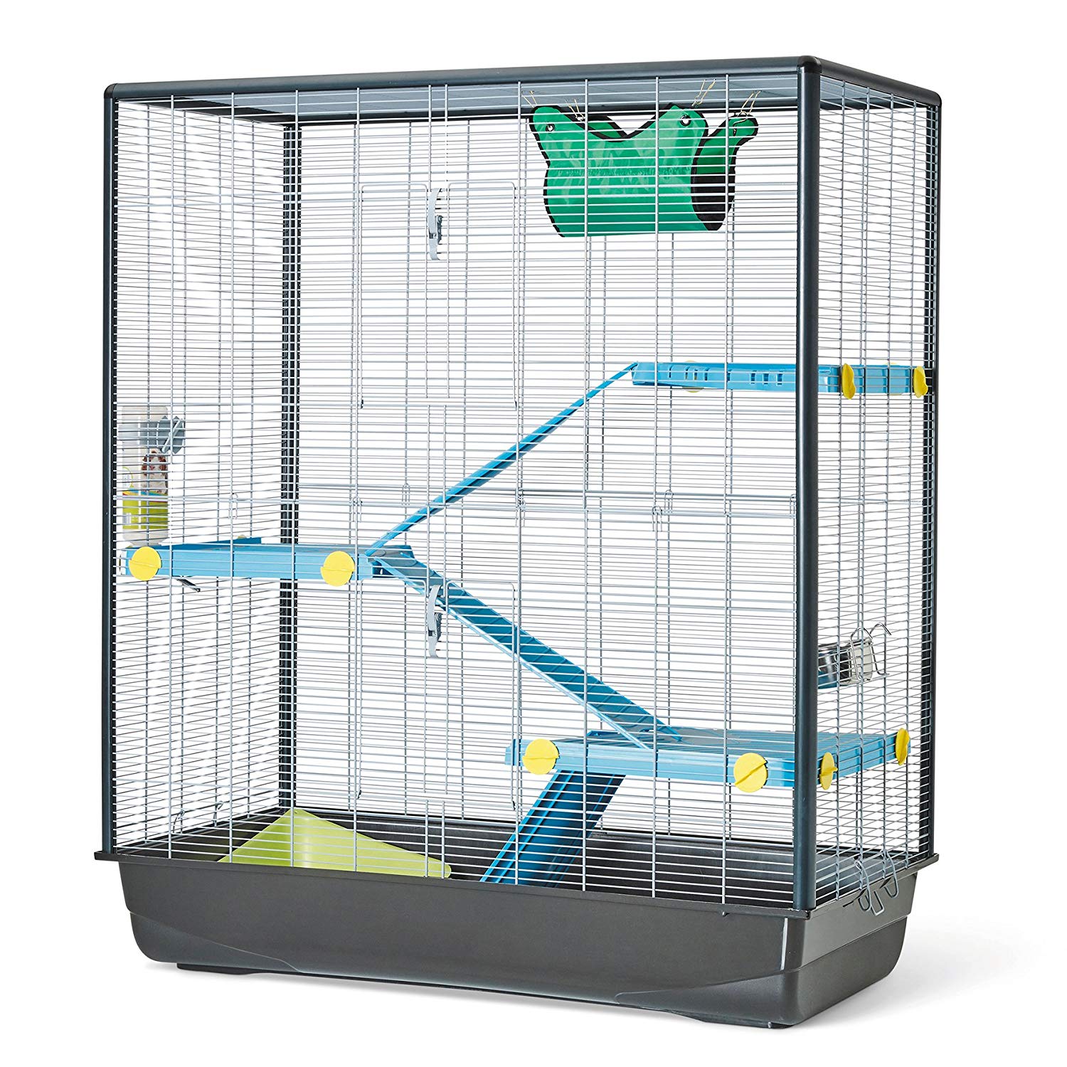 Savic Zeno 3 Knock Down Empire Cage for Small Animal, Silver, 100 cm L x 50 cm W x 118 cm H
