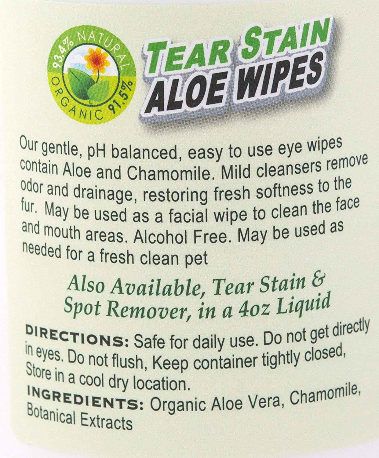 Espree Tear Stain Wipes for Dogs 60 Wipes, white, 60 count (Pack of 1) - Image 3