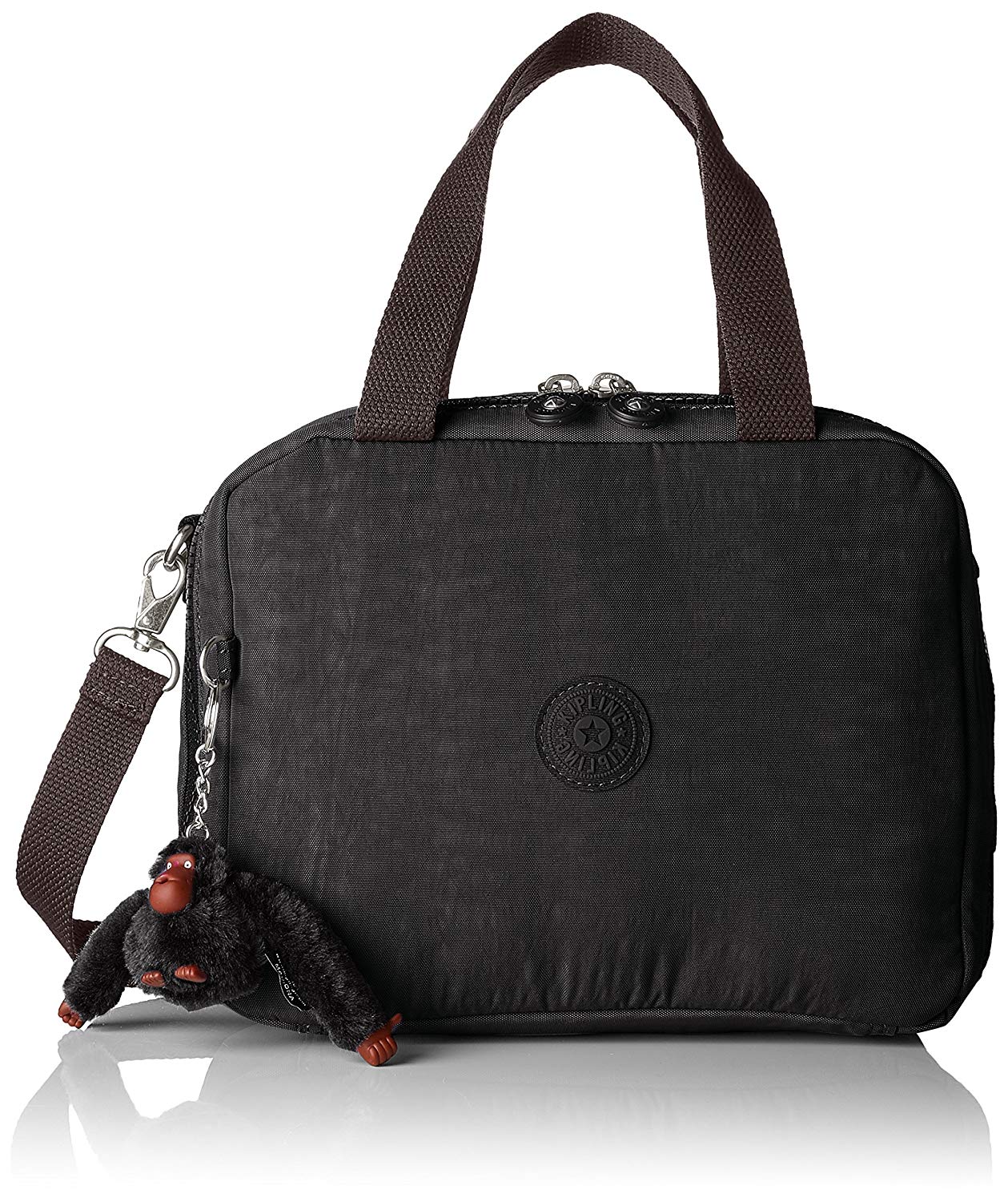 Kipling MIYO Large lunchbox, Pouches, Cases, True Black (Black)