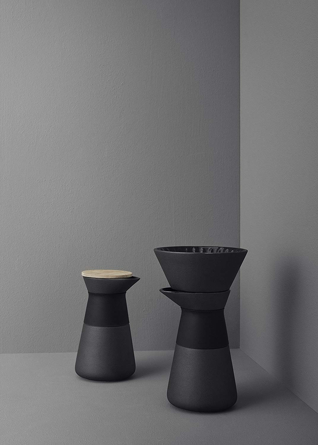 Stelton 14 x 14 x 23.5 cm The Slow Brew Coffee Maker, Black - Image 4