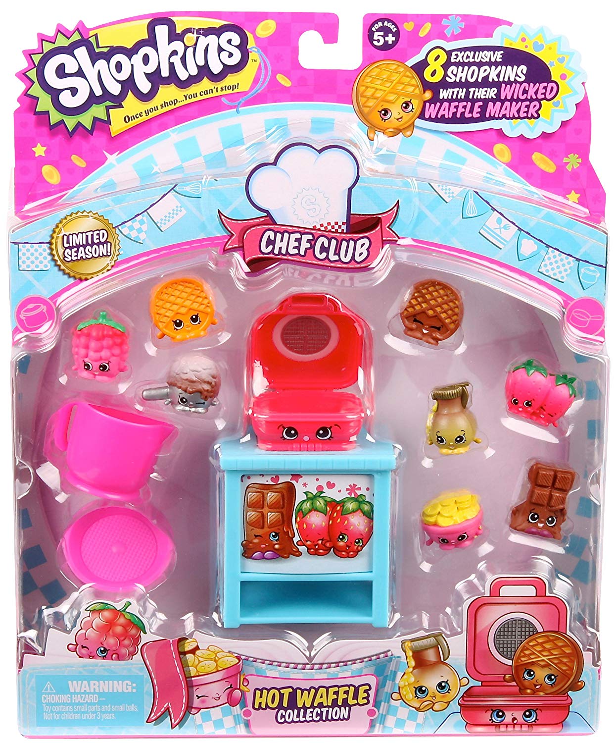 Shopkins Chef Club Hot Waffle Collection, Multi-colored, Large