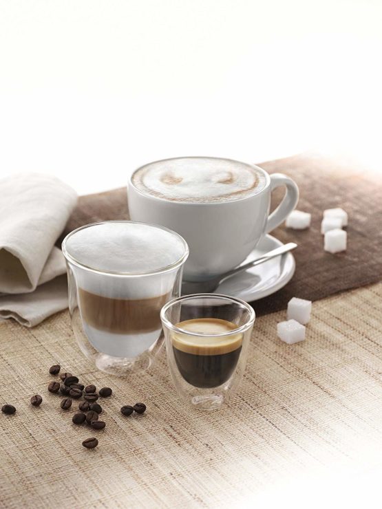 Delonghi 5513214591 Espresso Thermo Glasses - Pack of 2 - Image 4