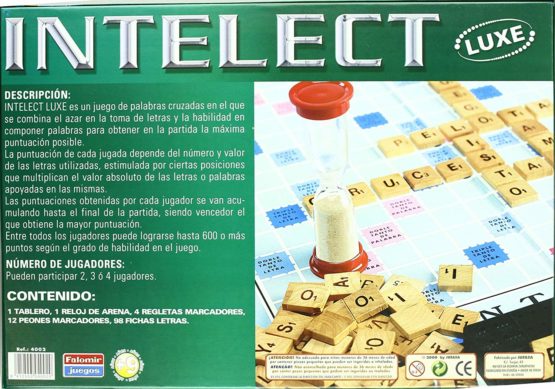 Falomir- Intelec De Luxe Table Game, Multicoloured (32-4002) - Image 2