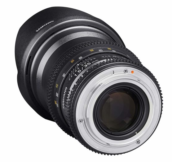 Samyang 35 mm T1.5 VDSLR II Manual Focus Video Lens for Canon DSLR Camera - Image 4